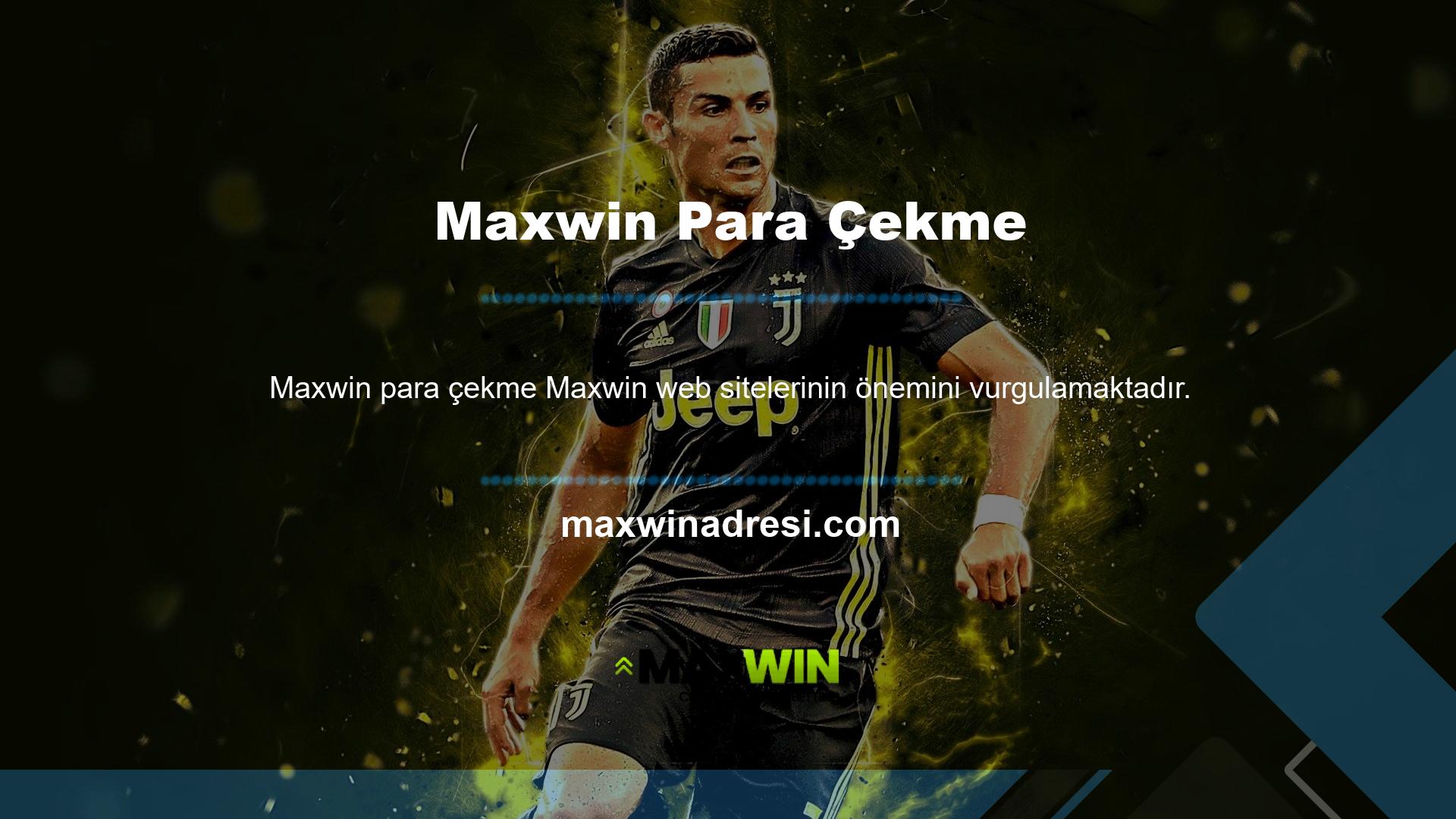 Sonuç olarak, siteyi ziyaret eden herkes Maxwin para çekme sınırlarına tabidir ve bu istisnalardan yararlanabilir